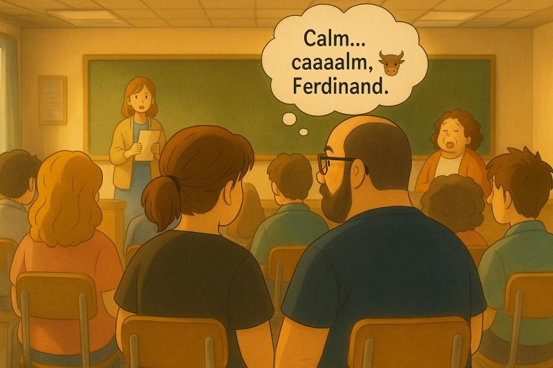 Prima ședință cu părinții sau părinți, profesori și un radio defect