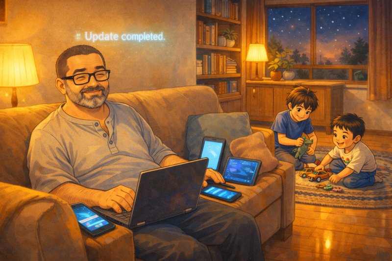 Update parental 2.0… sau cum faci reboot la tine înainte să se blocheze restul familiei